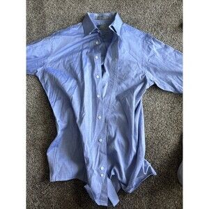 STAFFORD EXECUTIVE Shirt Men's Dress Size XL 15 1/2  33 Button Down